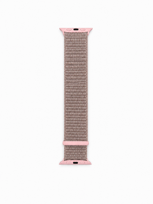 Pink Nylon Weave Sports Loop Strap for Apple Watch