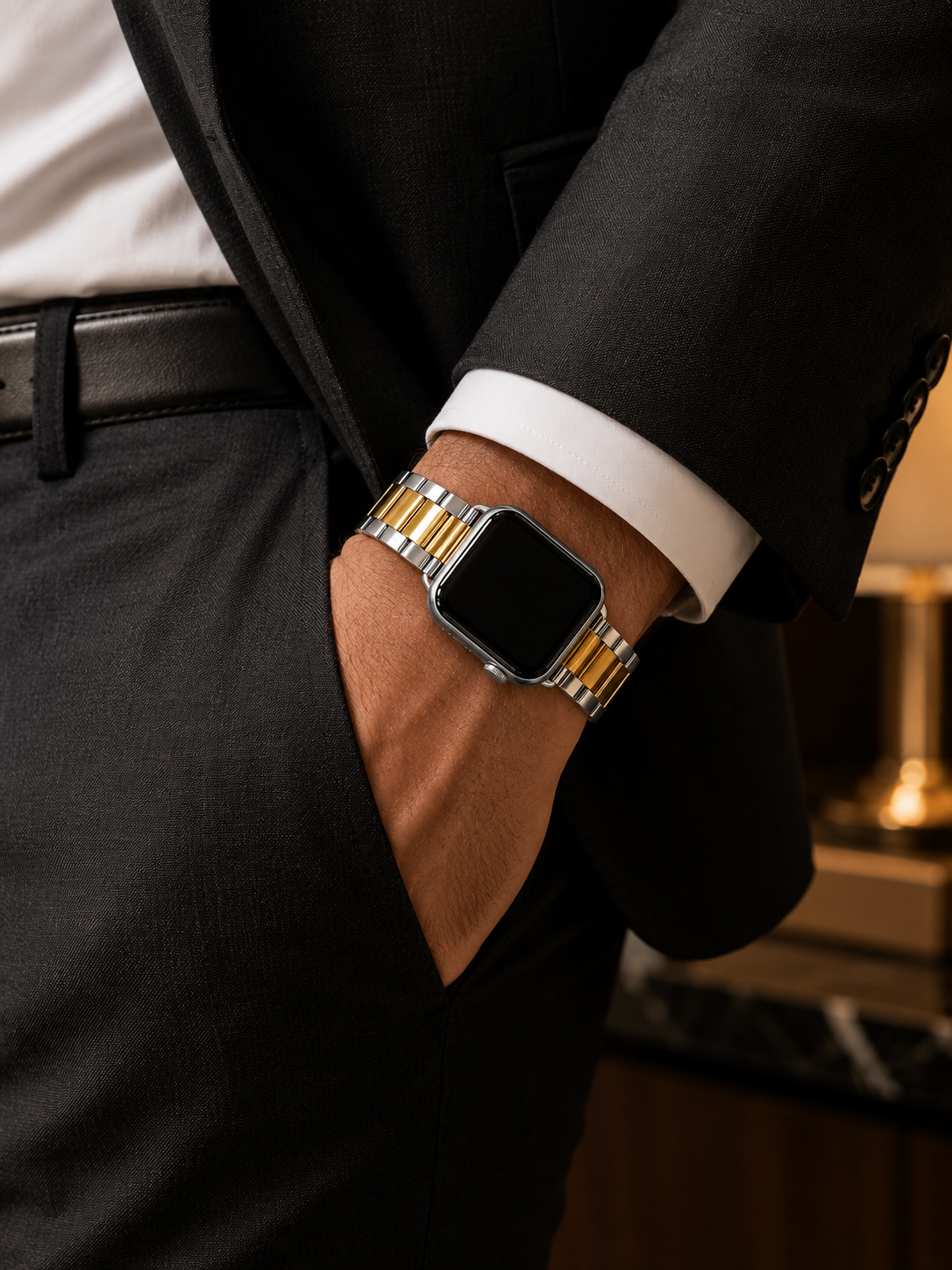 Two-tone Heritage 3 Link Bracelet for Apple Watch