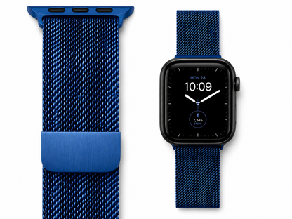 Blue Milanese Loop for Apple Watch