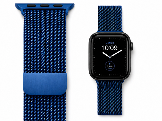 Blue Milanese Loop for Apple Watch