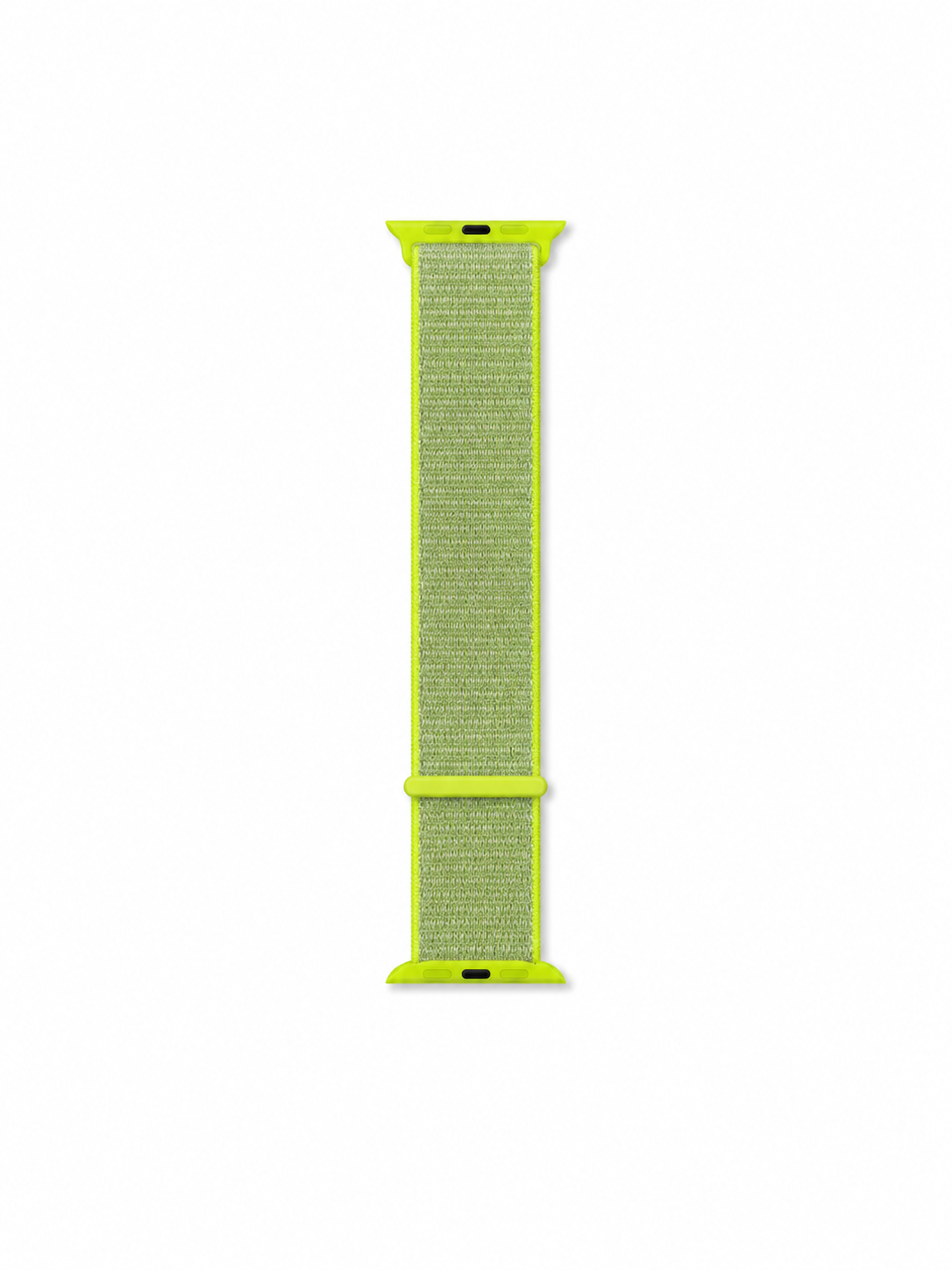 Neon Green Nylon Weave Sports Loop Strap for Apple Watch