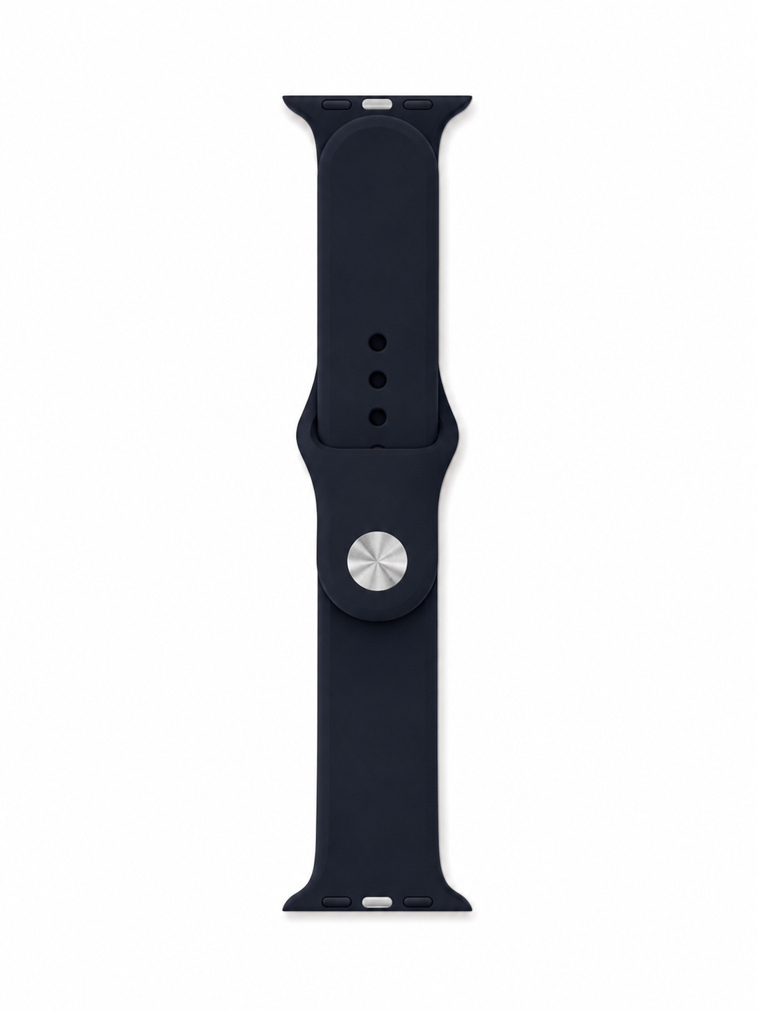 Black Sports Silicone Strap for Apple Watch