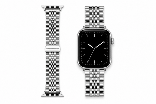 Silver Heritage Link Strap for Apple Watch