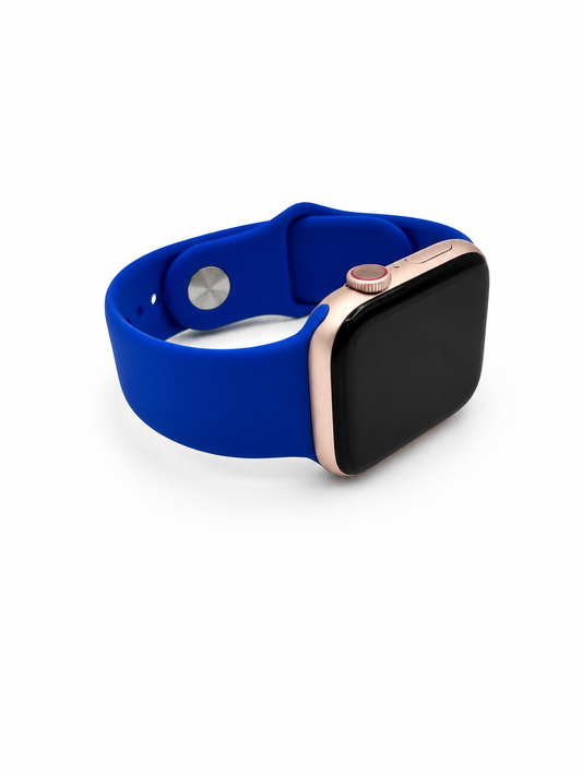 Blue Sports Silicone Strap for Apple Watch