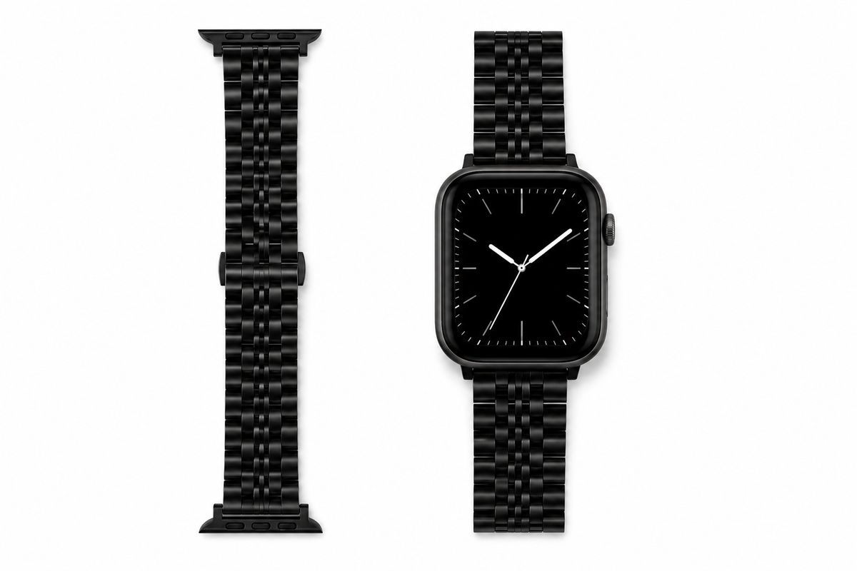 Black Heritage Link Strap for Apple Watch