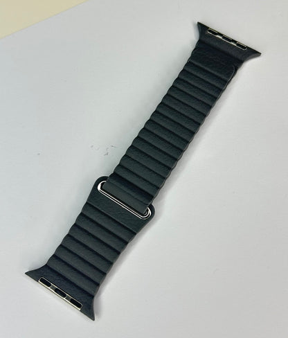 Leather Magnetic Loop Strap Watch Strap