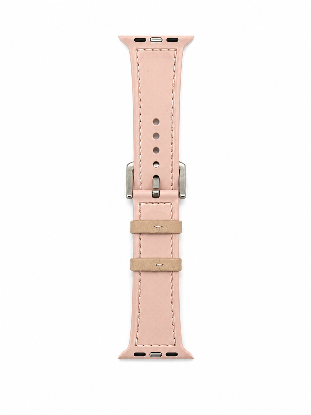 Pink Leather Hybrid Strap for Apple Watch