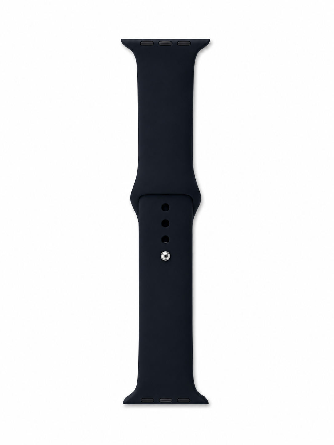 Black Sports Silicone Strap for Apple Watch