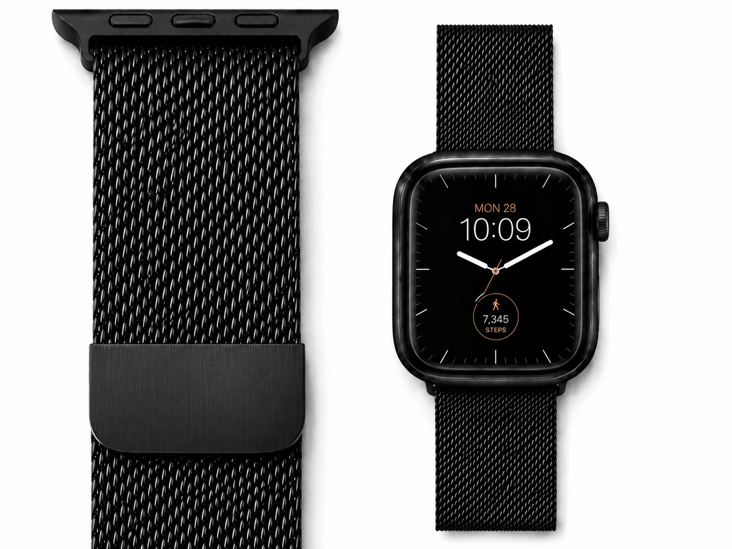 Black Milanese Loop for Apple Watch