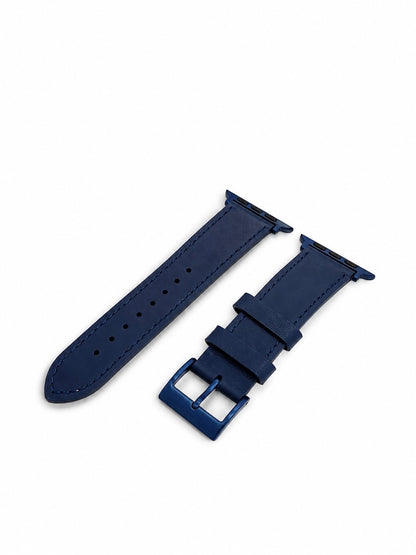 Black Classic Leather Strap for Apple Watch