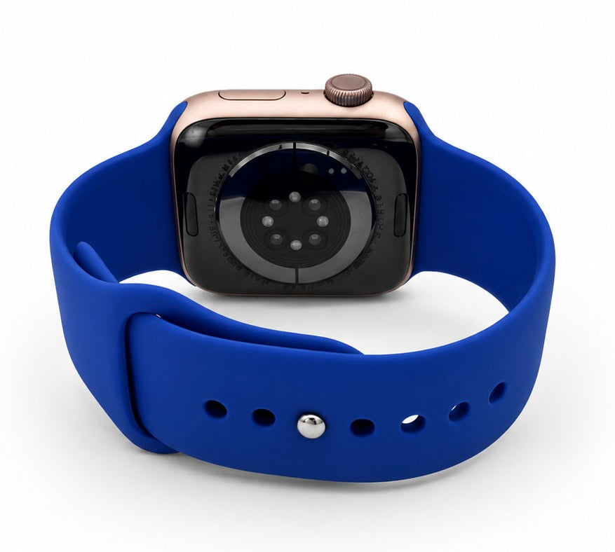 Blue Sports Silicone Strap for Apple Watch