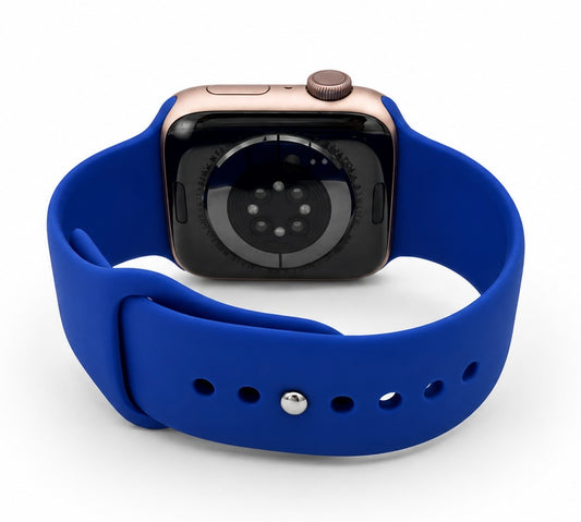 Blue Sports Silicone Strap for Apple Watch