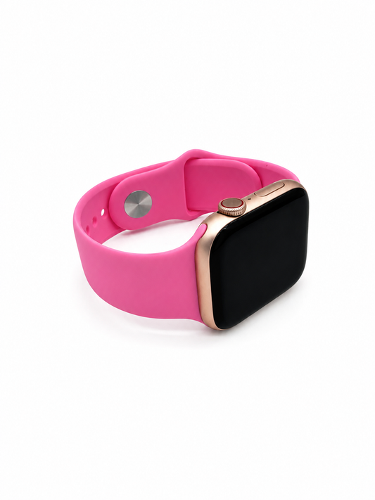Pink Sports Silicone Strap for Apple Watch