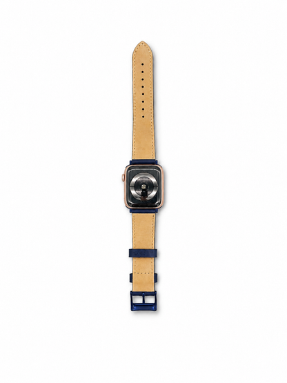 Black Classic Leather Strap for Apple Watch
