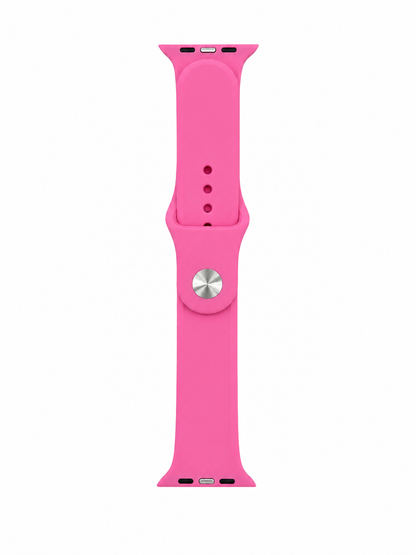 Pink Sports Silicone Strap for Apple Watch