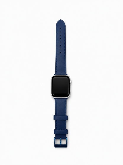 Black Classic Leather Strap for Apple Watch