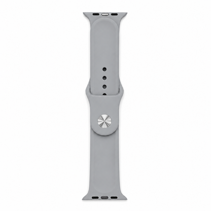 Grey Sports Silicone Strap for Apple Watch