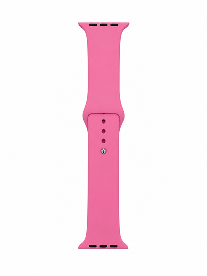 Pink Sports Silicone Strap for Apple Watch