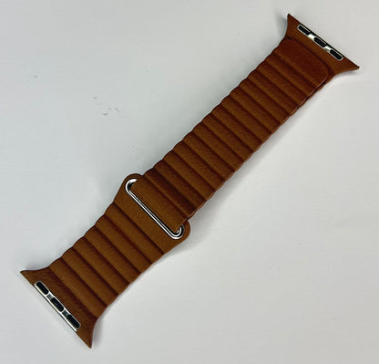 Leather Magnetic Loop Strap Watch Strap