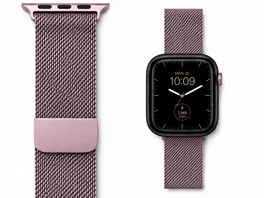 Rose Pink Milanese Loop for Apple Watch