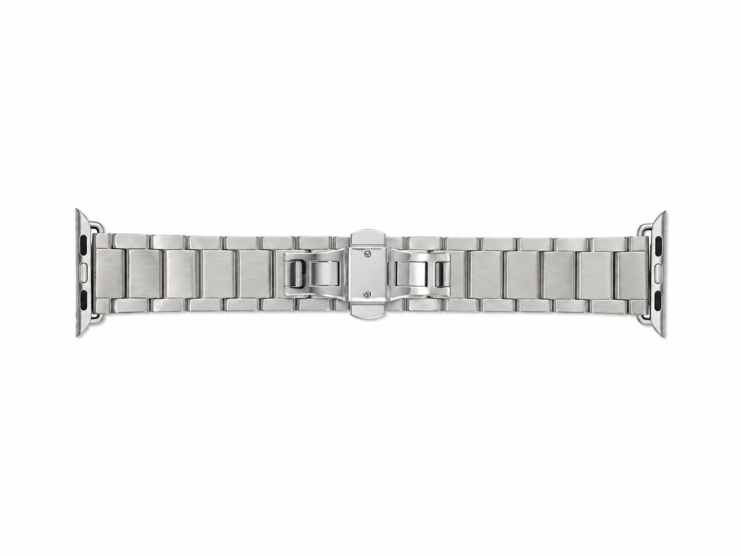Black & Stainless Steel Heritage 3 Link Bracelet for Apple Watch