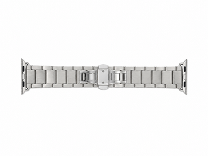 Black & Stainless Steel Heritage 3 Link Bracelet for Apple Watch