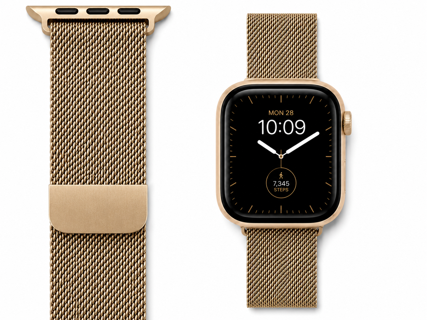 Retro Gold Milanese Loop for Apple Watch