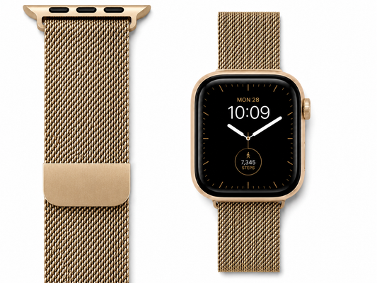 Retro Gold Milanese Loop for Apple Watch