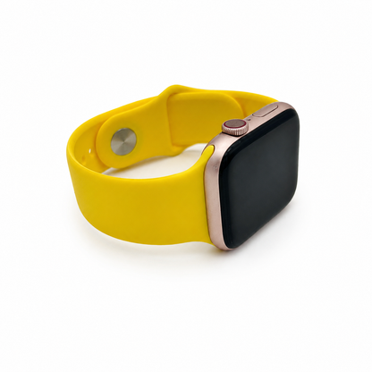 Yellow Sports Silicone Strap for Apple Watch