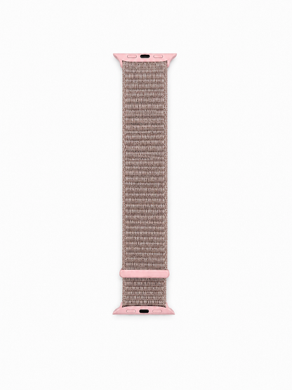 Pink Nylon Weave Sports Loop Strap for Apple Watch