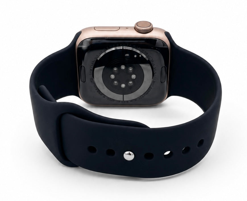 Black Sports Silicone Strap for Apple Watch