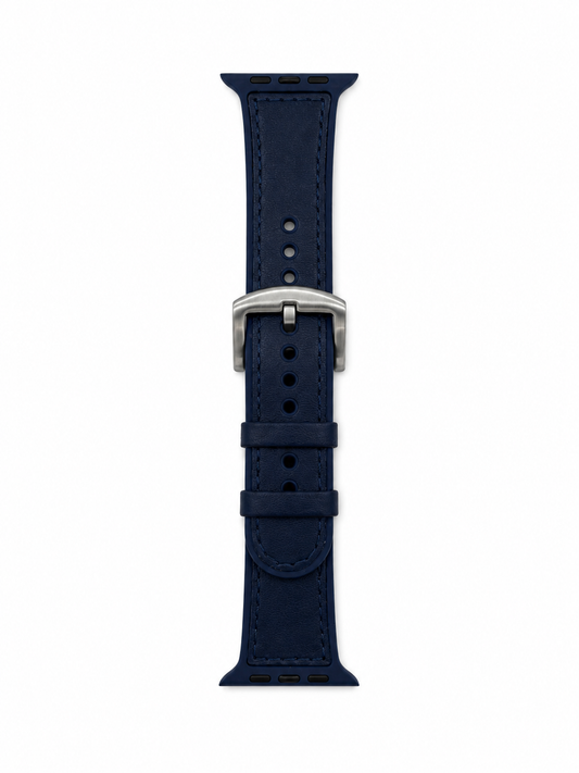 Blue Leather Hybrid for Apple Watch