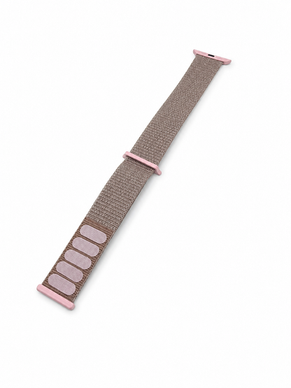 Pink Nylon Weave Sports Loop Strap for Apple Watch