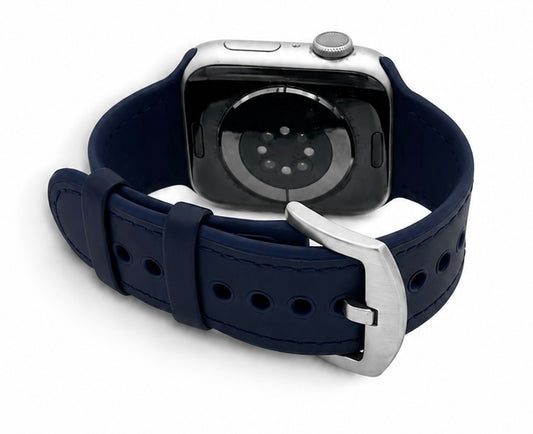 Blue Leather Hybrid for Apple Watch