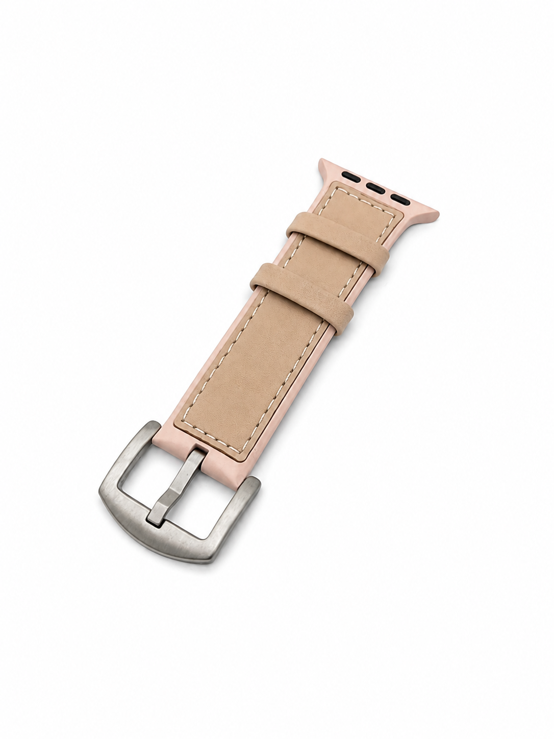 Pink Leather Hybrid Strap for Apple Watch