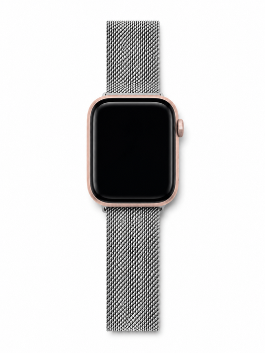 Silver Milanese Loop Strap for Apple Watch