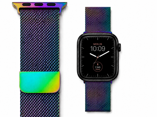 Iridescent Milanese Loop for Apple Watch
