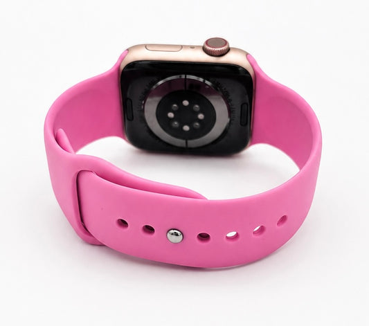 Pink Sports Silicone Strap for Apple Watch