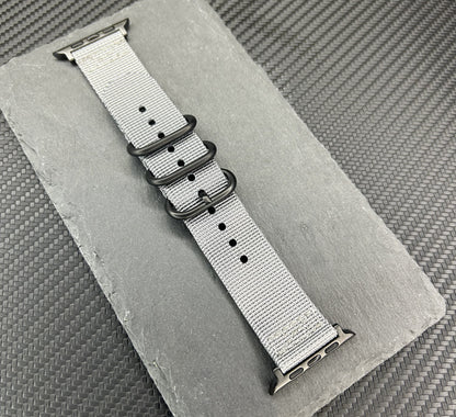 Seatbelt Fabric 3 Rings Watch Strap