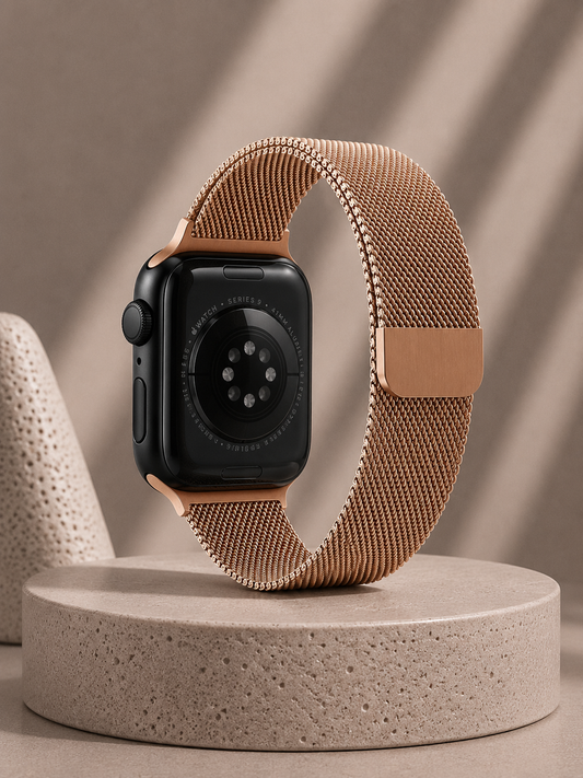 Rose Gold Milanese Loop for Apple Watch