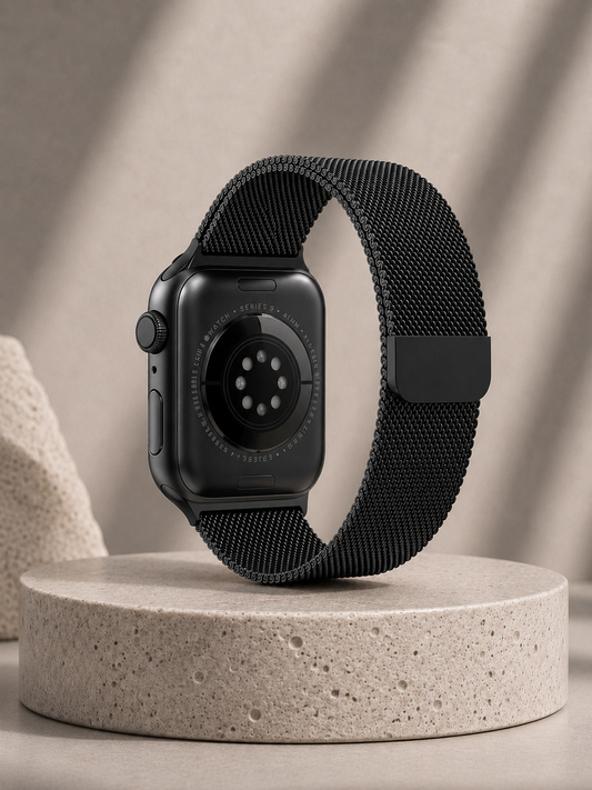Black Milanese Loop for Apple Watch
