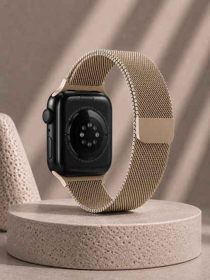 Retro Gold Milanese Loop for Apple Watch