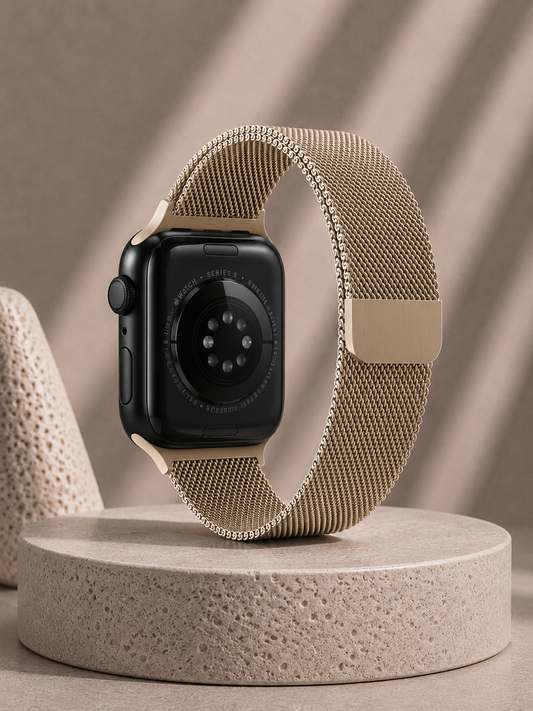 Retro Gold Milanese Loop for Apple Watch
