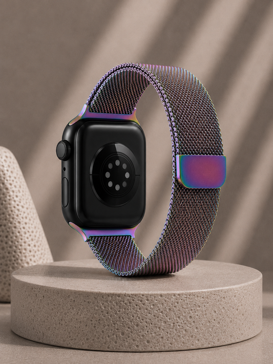 Iridescent Milanese Loop for Apple Watch