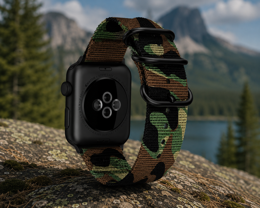 Camo Green NATO Strap for Apple Watch
