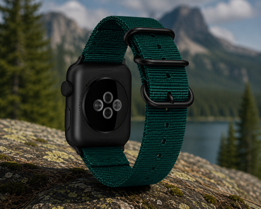 Dark Green NATO Strap for Apple Watch