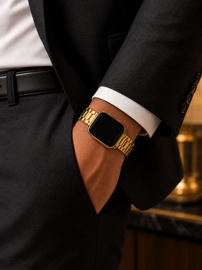 Gold Heritage 3 Link Bracelet for Apple Watch