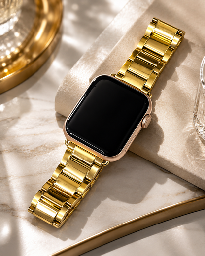 Gold Heritage 3 Link Bracelet for Apple Watch