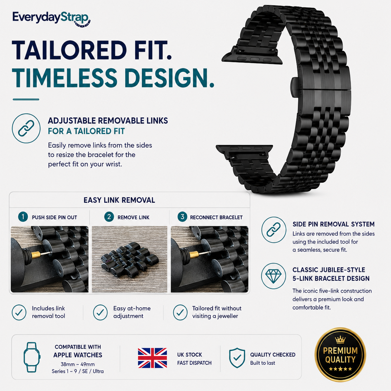 Jubilee Style Watch Bracelet