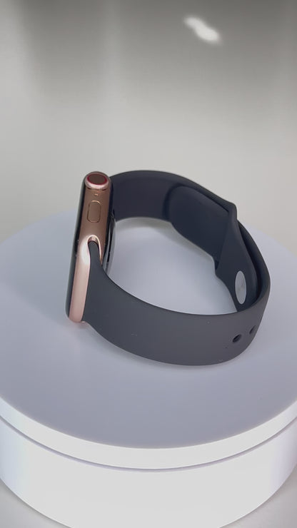 Charcoal Sports Silicone Strap for Apple Watch